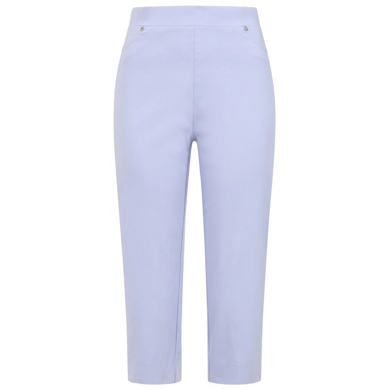 Jean Style Bengaline Stretch Crop Spring Lilac