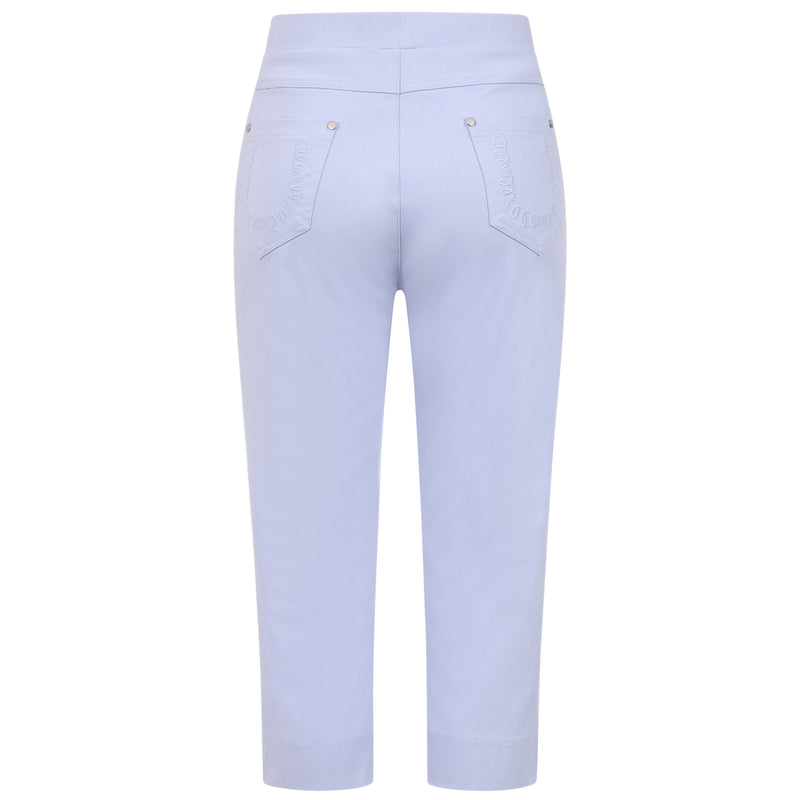 Jean Style Bengaline Stretch Crop Spring Lilac