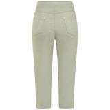 Jean Style Bengaline Stretch Crop Khaki