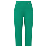 Jean Style Bengaline Stretch Crop Emerald