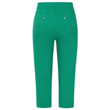 Jean Style Bengaline Stretch Crop Emerald