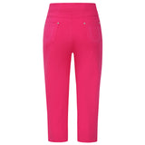 Jean Style Bengaline Crop Hot Pink