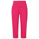 Jean Style Bengaline Crop Hot Pink