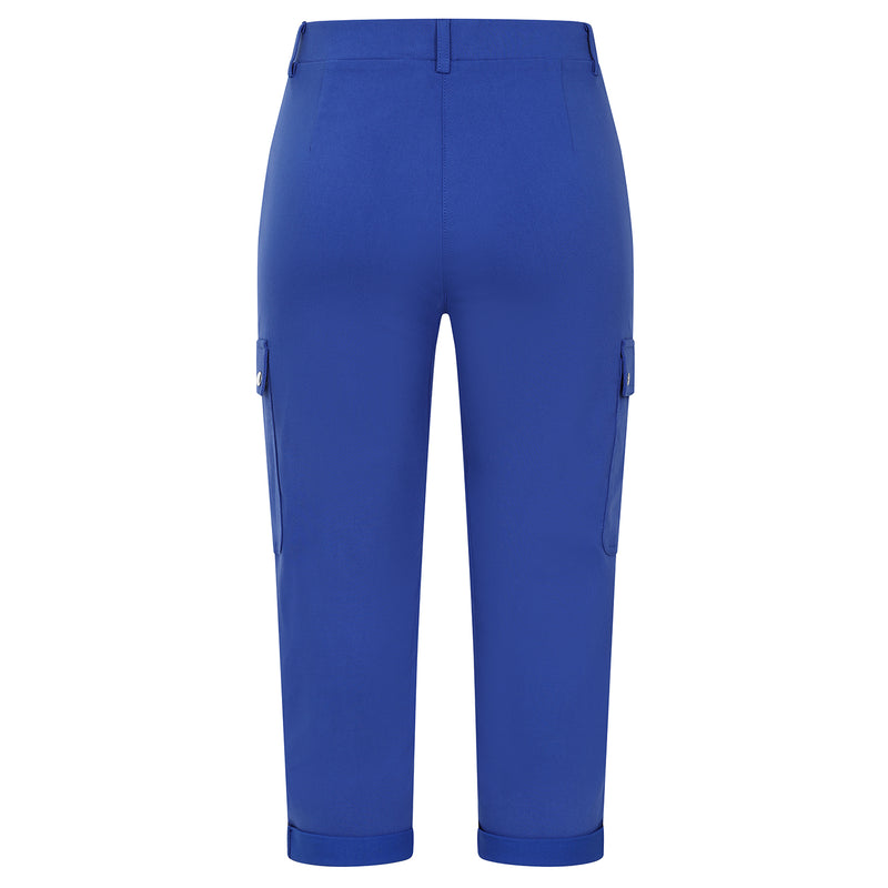 Combat Style Stretch Utility Crop Royal Blue