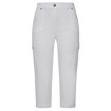 Combat Style Stretch Utility Crop White