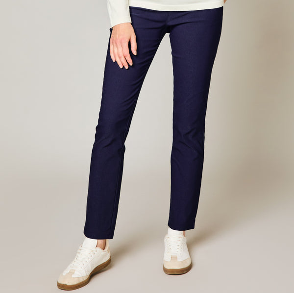 Jean Style Bengaline Trousers Navy