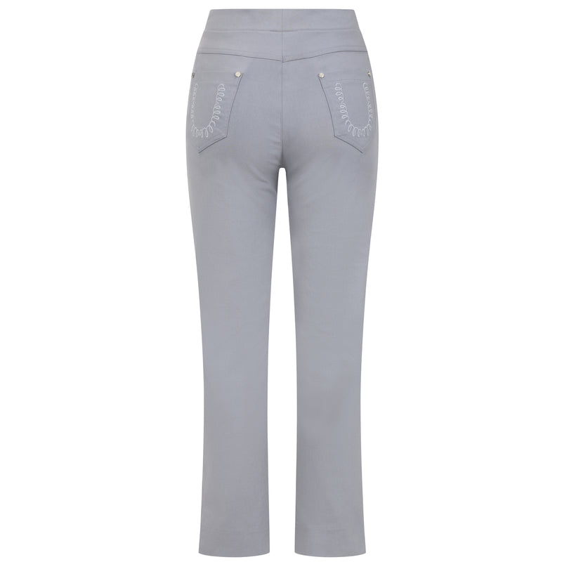 Jean Style Bengaline Trousers Light Grey