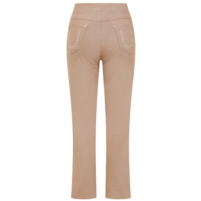 Jean Style Bengaline Trousers Stone