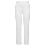 Jean Style Bengaline Trousers White