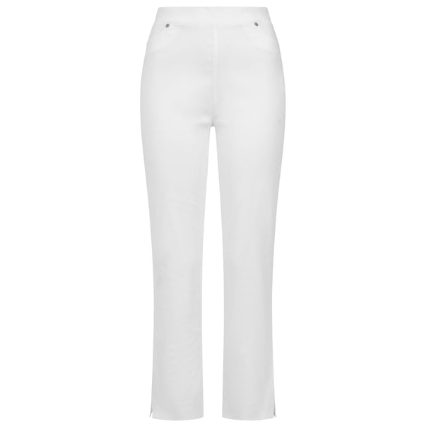 Jean Style Bengaline Trousers White