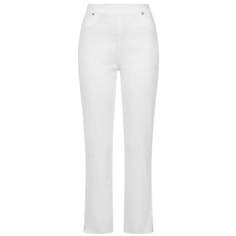 Jean Style Bengaline Trousers White