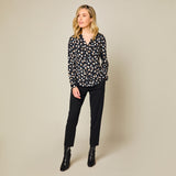 Crepe Stretch Tapered Trousers