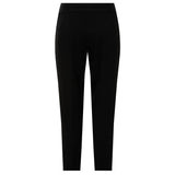 Crepe Stretch Tapered Trouser Black