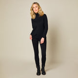 Basic Roll Neck Jumper Black