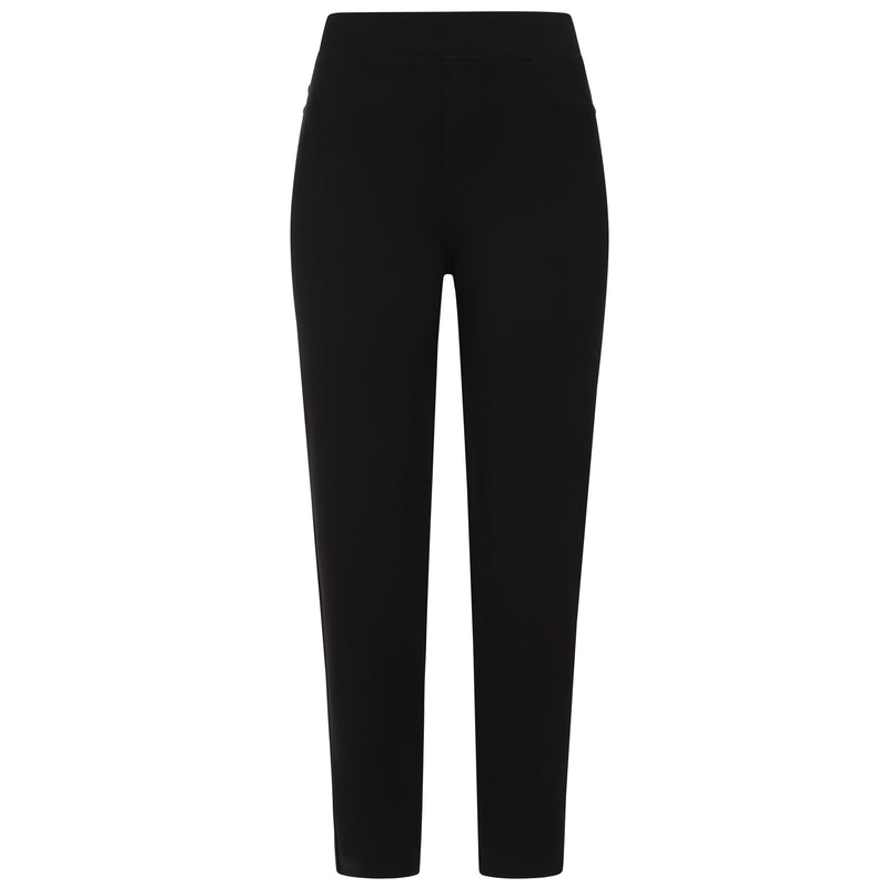 Jean Style Ponte Stretch Trouser Black – Emreco