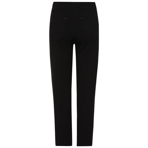 Jean Style Ponte Stretch Trouser Black