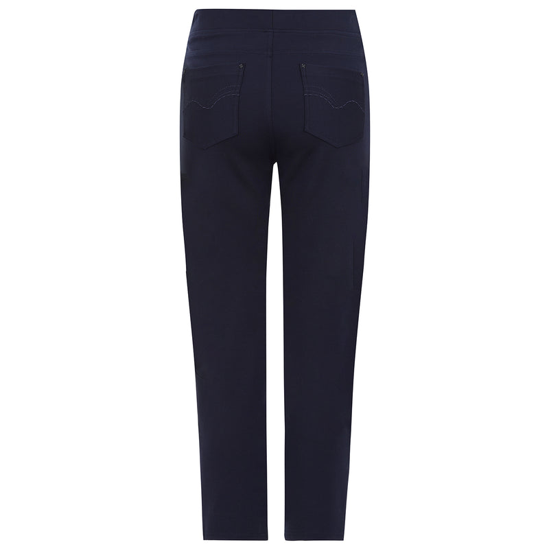 Jean Style Ponte Stretch Trouser Navy