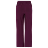 Wide Leg Stretch Trouser Berry