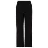 Wide Leg Stretch Trouser Black