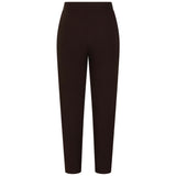 Fleece Lined Pull On Bengaline Trouser Dk Chocolate