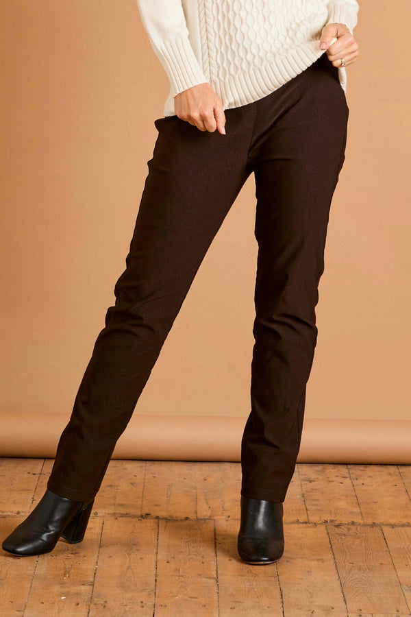 Fleece Lined Pull On Bengaline Trousers