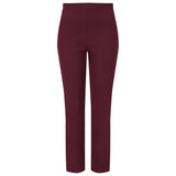 Fleece Lined Pull On Bengaline Trouser Bordeaux