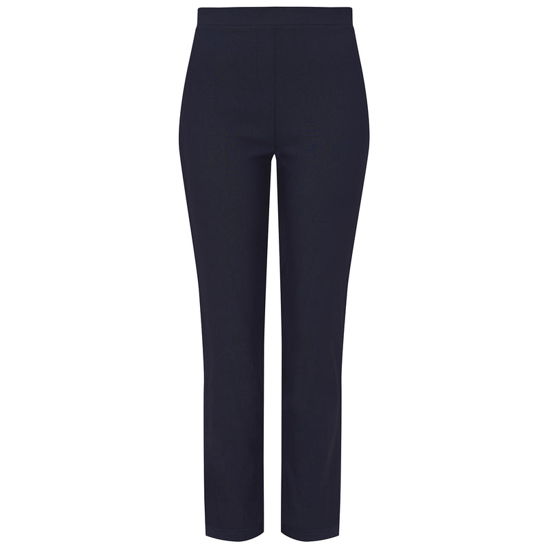 Fleece Lined Pull On Bengaline Trouser Navy