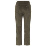 Corduroy Jean Style Trousers Khaki