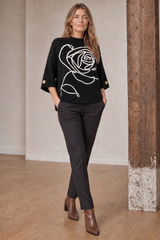 Pintuck Bengaline Trousers