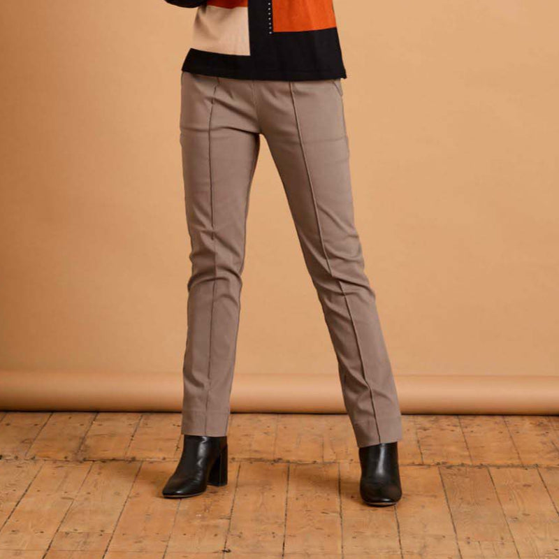 Pintuck Bengaline Trousers Deep Stone