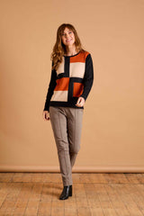 Pintuck Bengaline Trousers Deep Stone