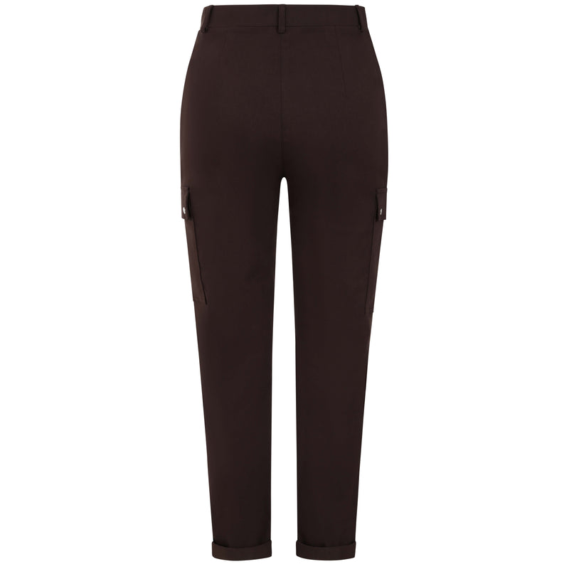 Combat Style Stretch Utility Trouser Chocolate