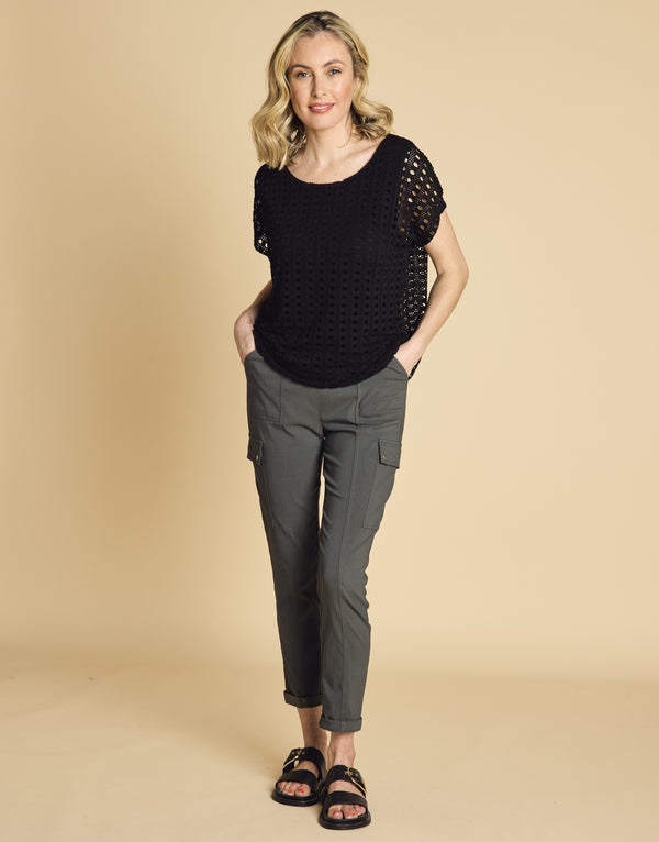 Combat Style Bengaline Stretch Trousers