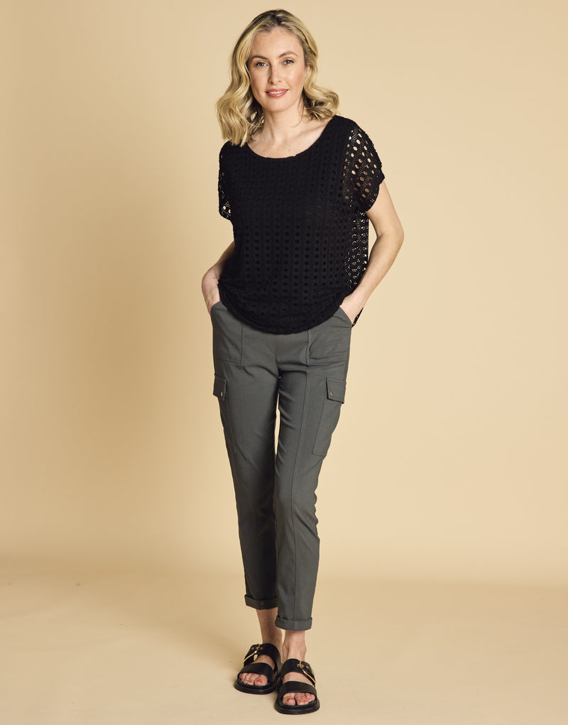 Combat Style Bengaline Stretch Trousers