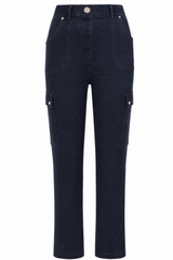 Combat Style Denim Trousers