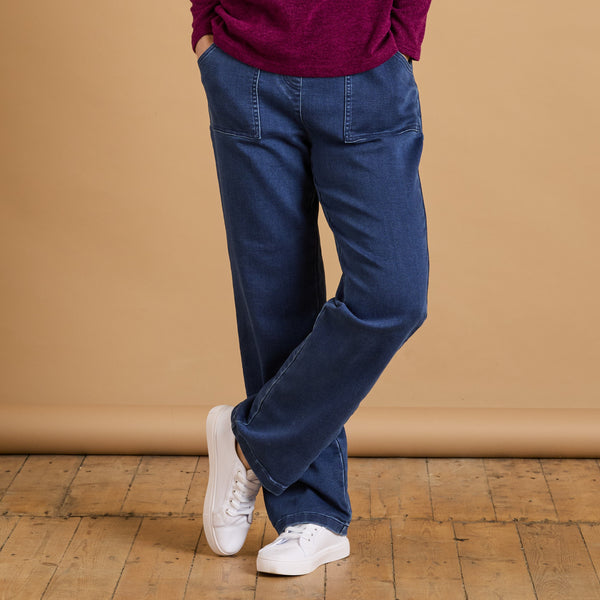 Soft Stretch Denim Trouser Denim
