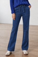 Soft Stretch Denim Trousers