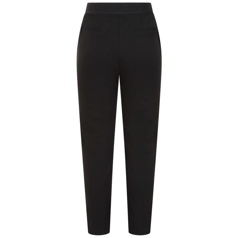 Bengaline Tapered Leg Trousers Black