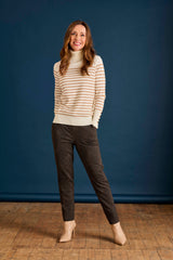 Patterned Ponte Joggers