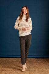 Patterned Ponte Joggers