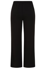 Wide Leg Jersey Trousers