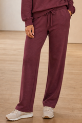 Wide Leg Jersey Trousers