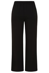Wide Leg Jersey Trousers