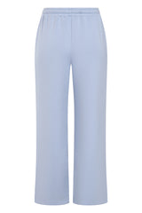 Wide Leg Jersey Trousers