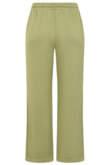 Wide Leg Jersey Trousers