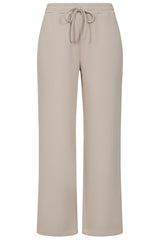 Wide Leg Jersey Trousers