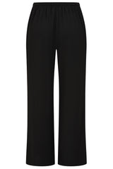 Wide Leg Crinkle Trousers