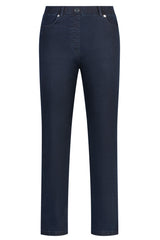 Straight Leg Denim Trousers