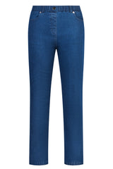 Straight Leg Denim Trousers