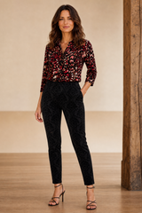 Velvet Finish Bengaline Trousers
